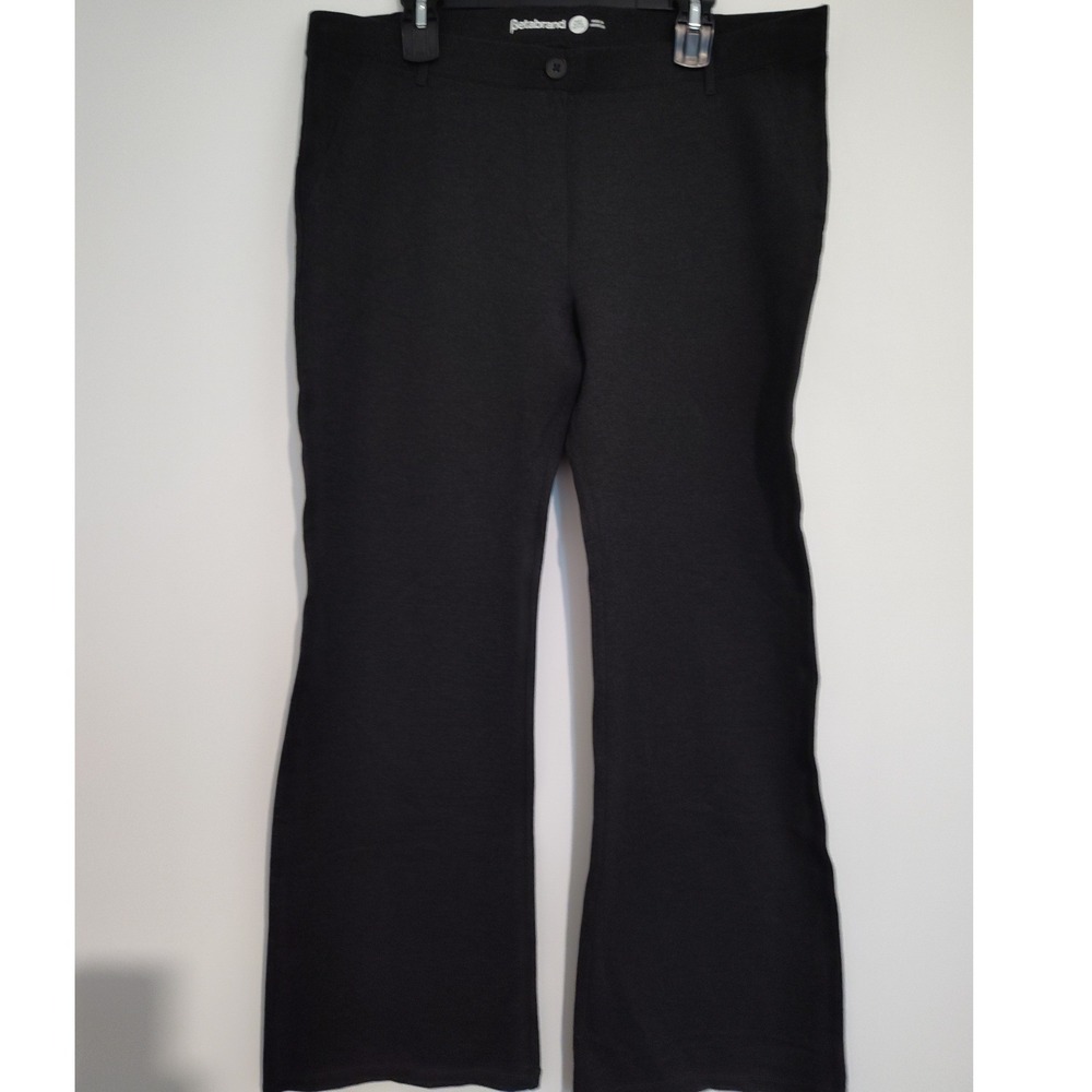 Betabrand Dress Pant Yoga Pants Grey Bootcut 2XL Petite
